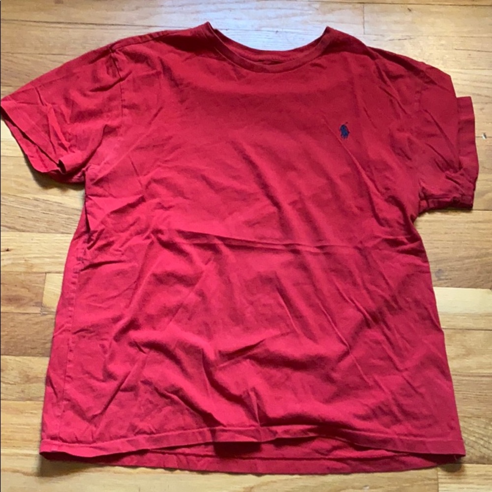 Red RL Polo Tee